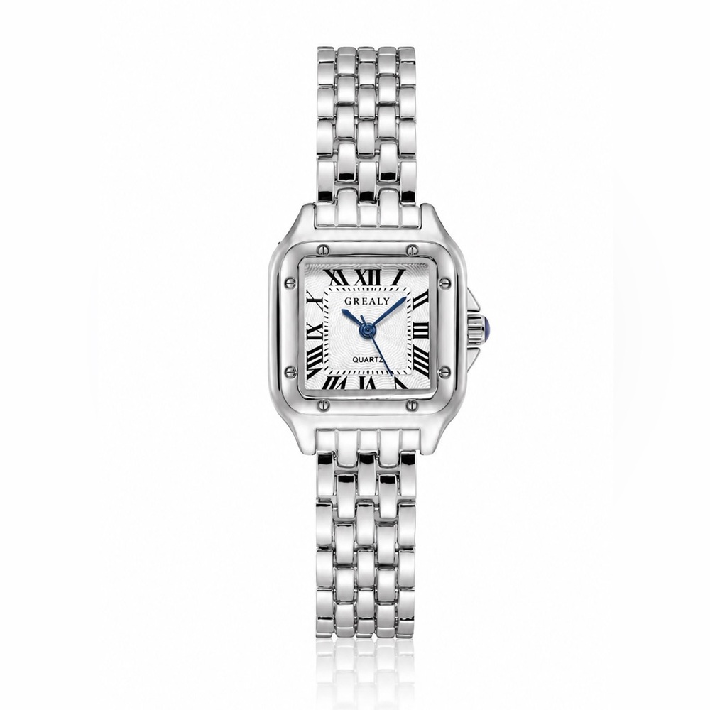 Silver Women's Quartz Bracelet Watch